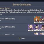 Event Genshin Impact Unreconciled Stars Charakter-Boost 1