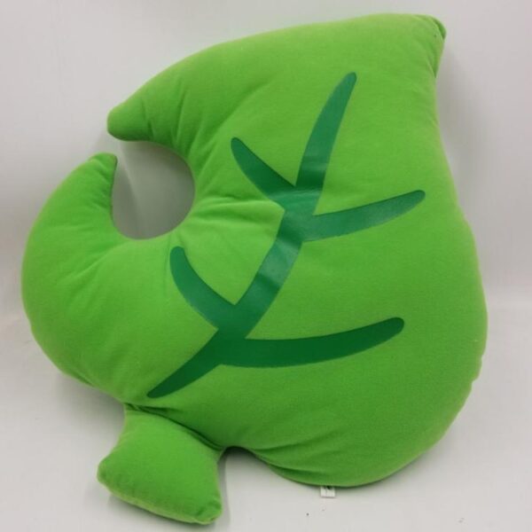 Coussin feuille Animal Crossing