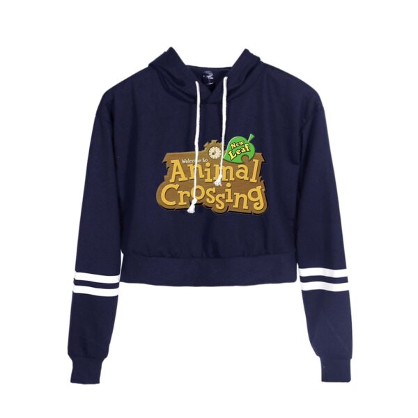 Animal Crossing Crop Top Hoodie