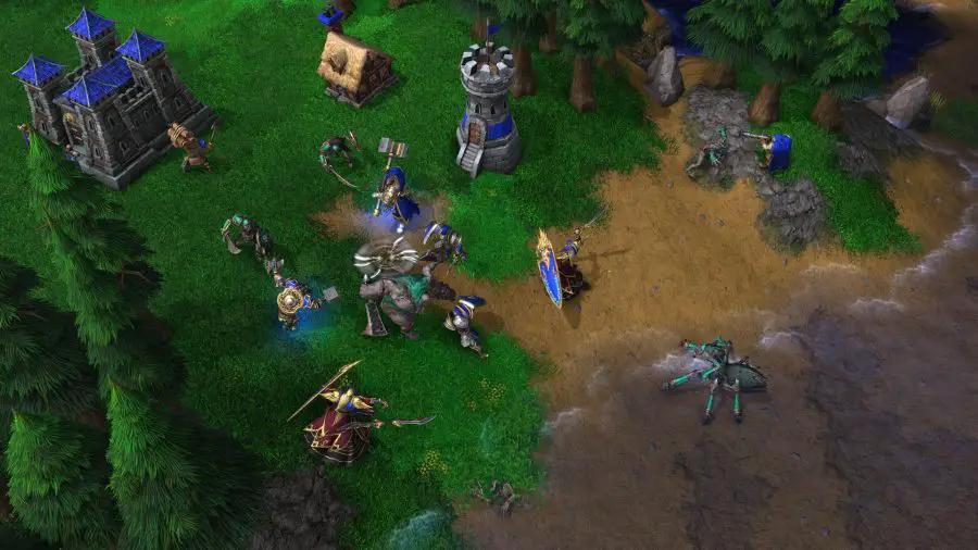 Partida multijugador de Warcraft 3 Reforged