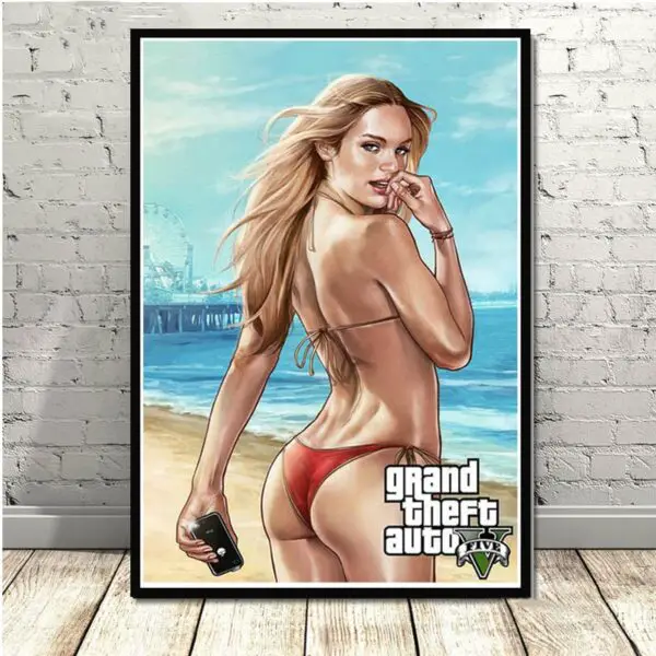 Nástěnný plakát GTA 5 Lindsey Loan