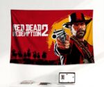 drapeau poster red dead redemption 2 classique