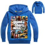 GTA 5 blaues Sweatshirt für Kinder