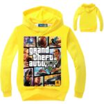 GTA 5 gelbes Sweatshirt für Kinder