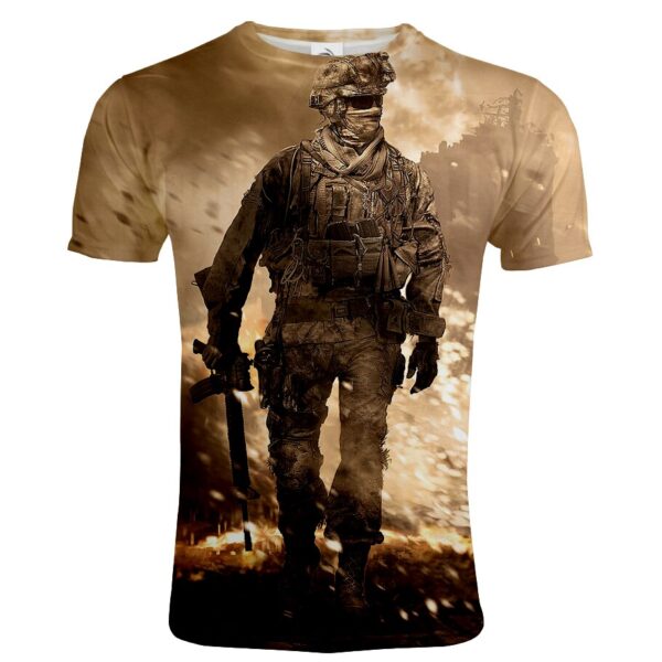 Tshirt Soldat désert Call of Duty