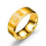 Konoha Naruto Ring Gold