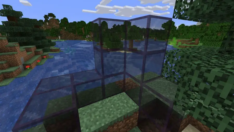 Nový blok tónovaného skla v Minecraftu