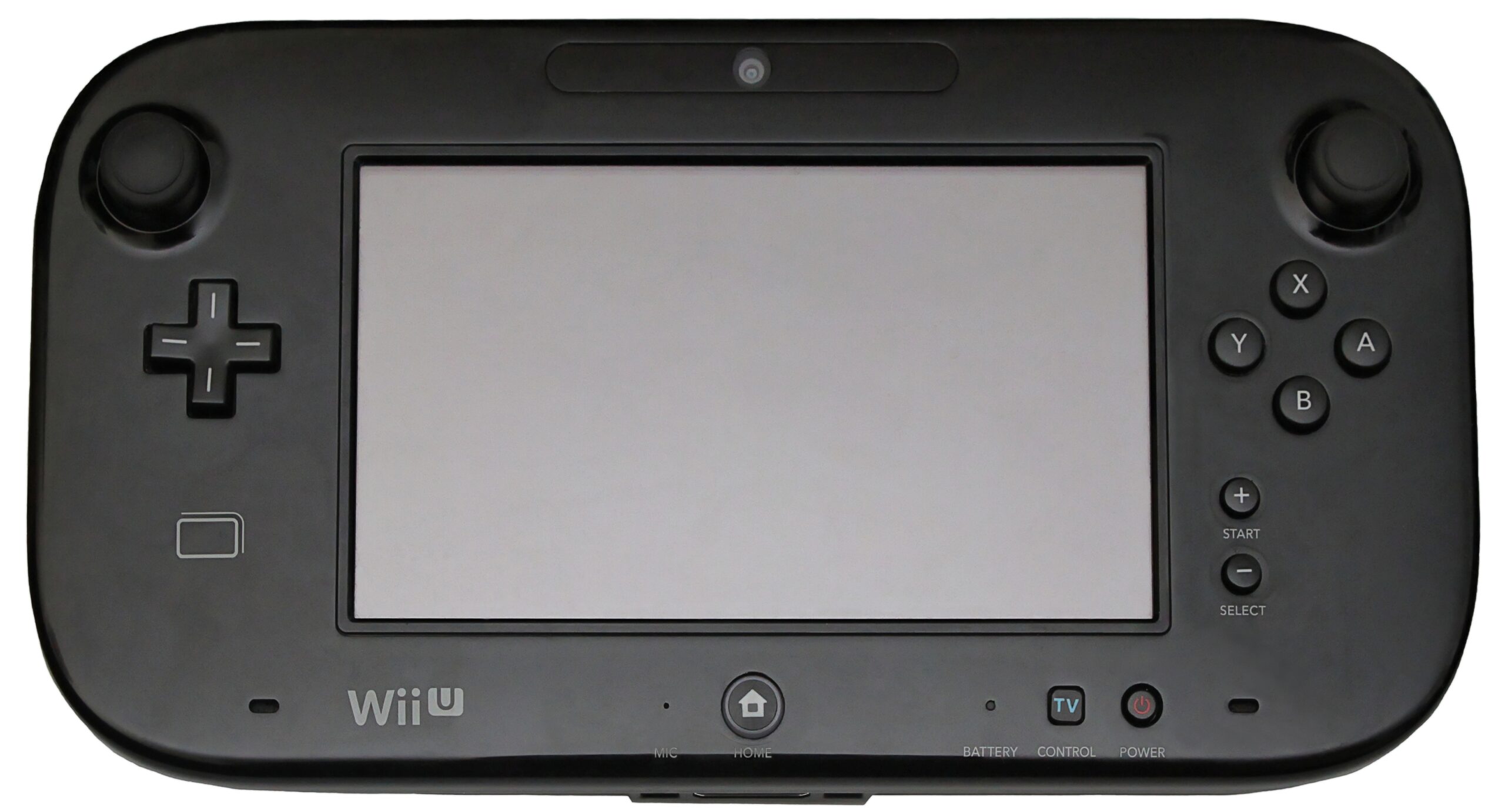 El controlador de Nintendo Wii U con un panel táctil