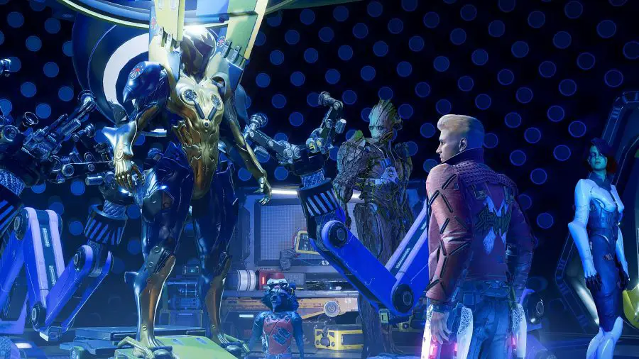 Enquête sur un uniforme de Nova Corp dans Marvel's Guardians of the Galaxy