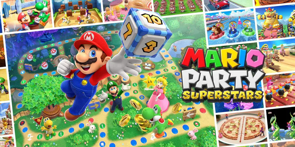 Mario Party superstars logo