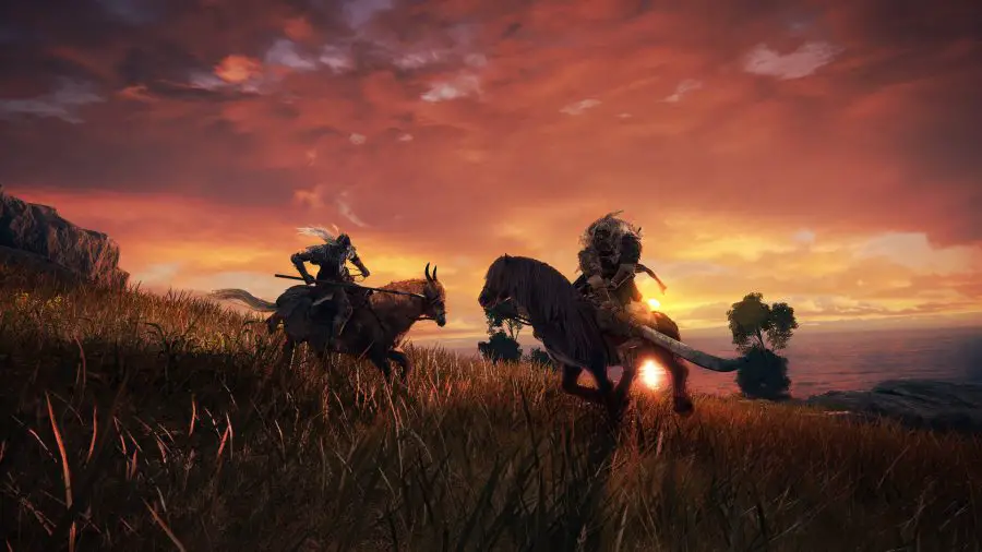Une bataille à cheval à Elden Ring - peut-être en verrons-nous plus à la Gamescom ?