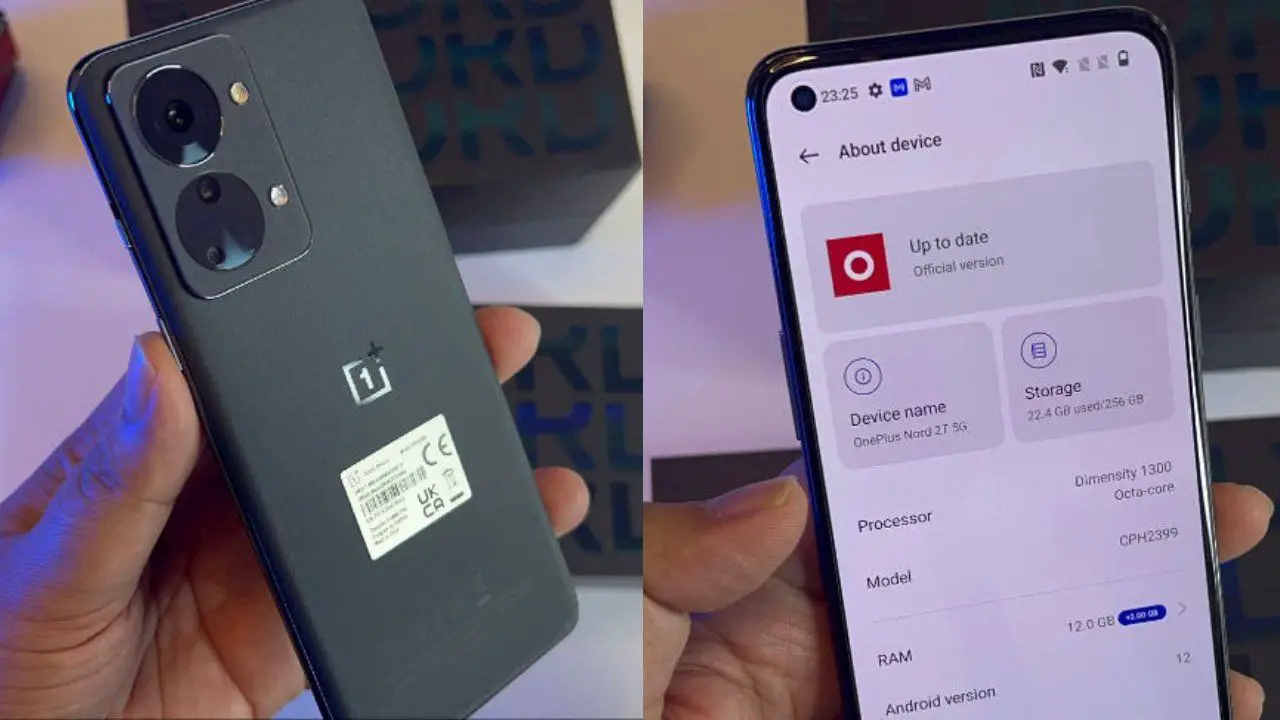 OnePlus Nord 2T leaks in its full glory including live images, specs, and likely price