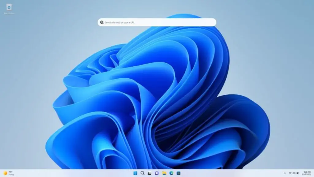 Microsoft is bringing a search bar to the Windows 11 desktop