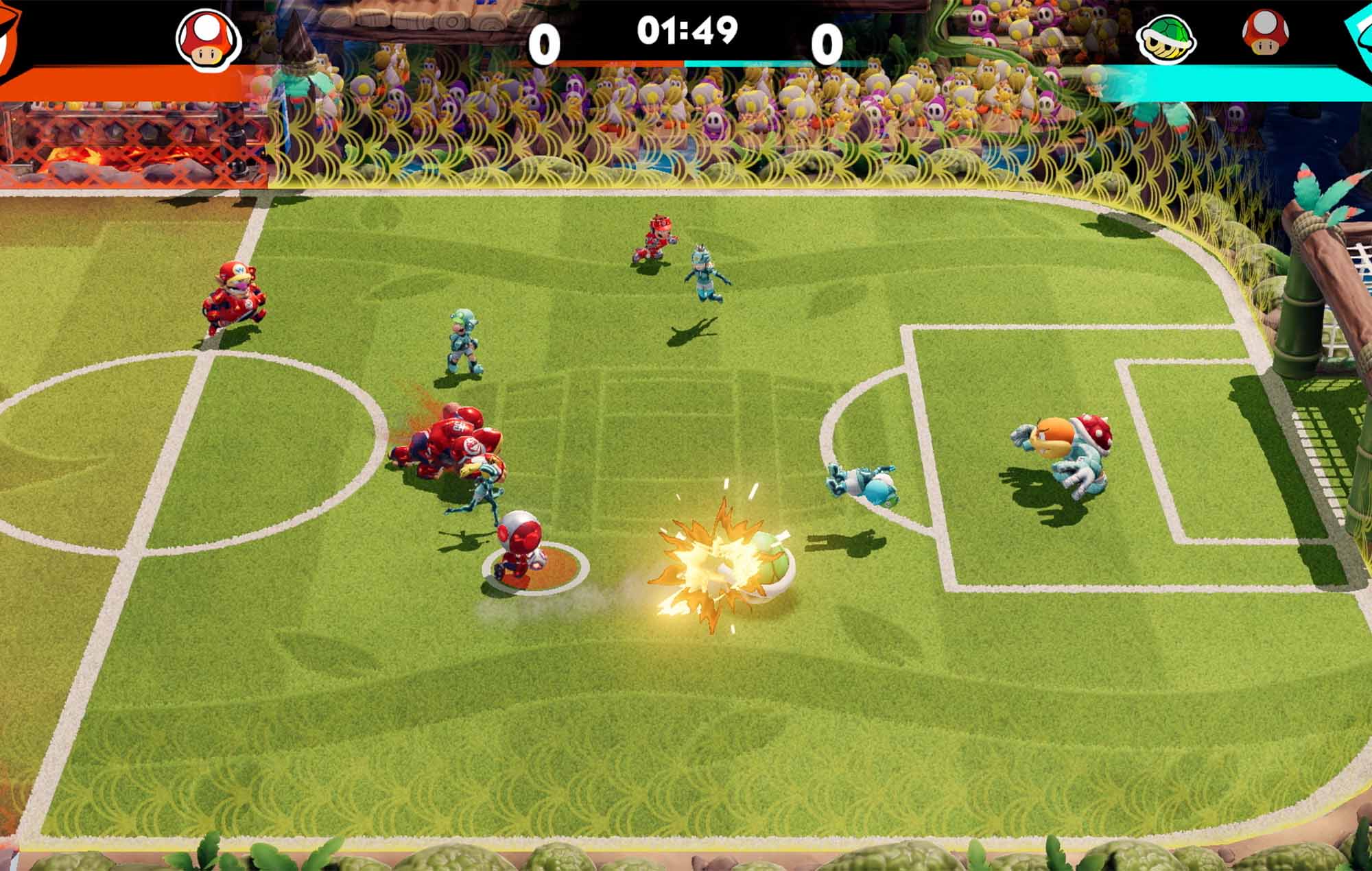 Aquí están los horarios de juego en línea para 'Mario Strikers: Battle League Football' este fin de semana