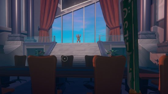 Soluzione di Raft Utopia: Olof schernisce il giocatore da lontano su una scala