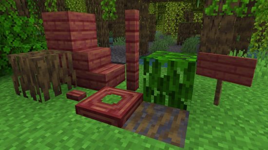 Árboles de mangle de Minecraft: algunas de las diferentes cosas que puedes hacer con la madera de mangle