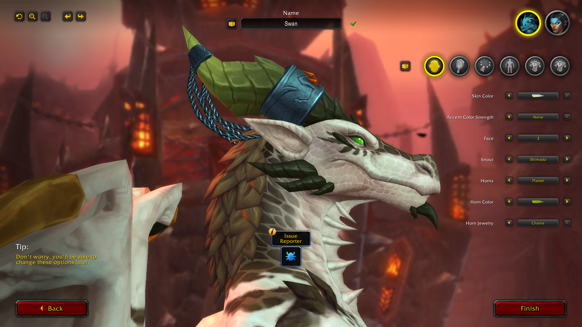 world of warcraft wow dragonflight dracthyr donna schermata di personalizzazione personaggio seleziona