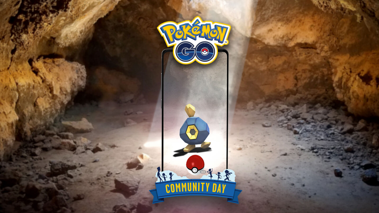 Zářijový Pokemon Go Community Day bude obsahovat Roggenrolu rockového typu