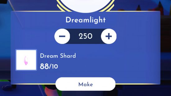 Disney Dreamlight Valley Dream Shard Crafting-Rezept