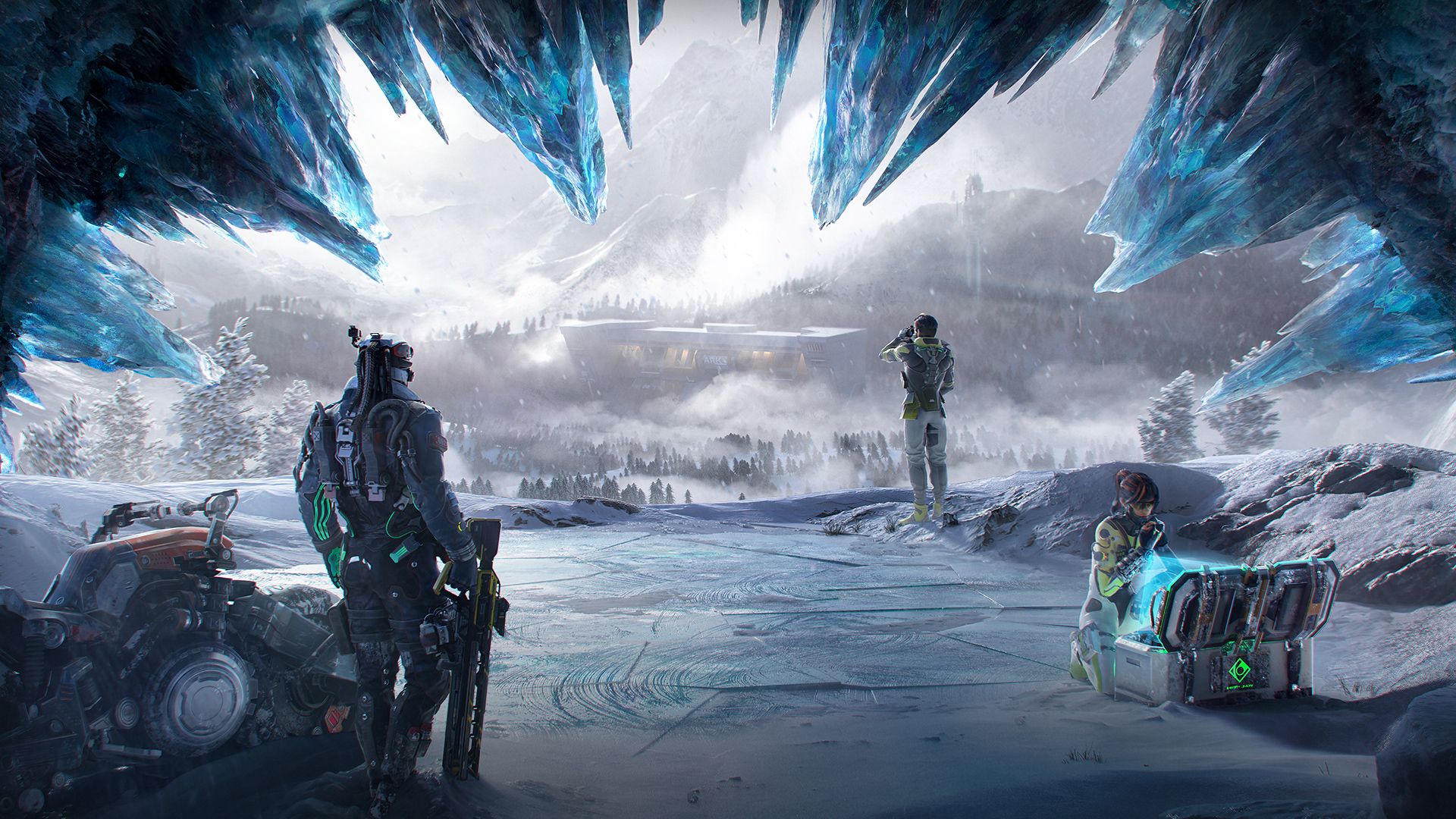 Earth: Revival je solidní MMO a podivná hra o přežití: sci-fi průzkumníci hledají kořist v ledové jeskyni