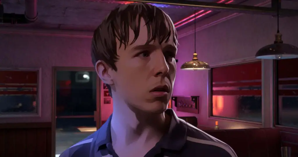 Une capture d'écran d'un garçon dans un jeu vidéo