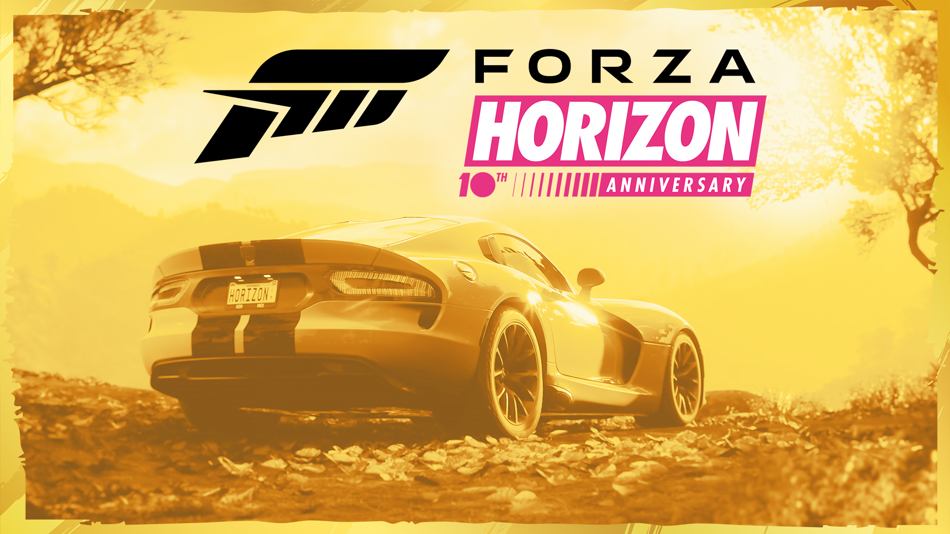 Art de l'anniversaire de Forza Horizon
