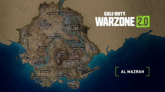 Modern Warfare 2 Bitevní mapy Sa'id a Sarrif Bay: Všechny body zájmu Al Mazrah