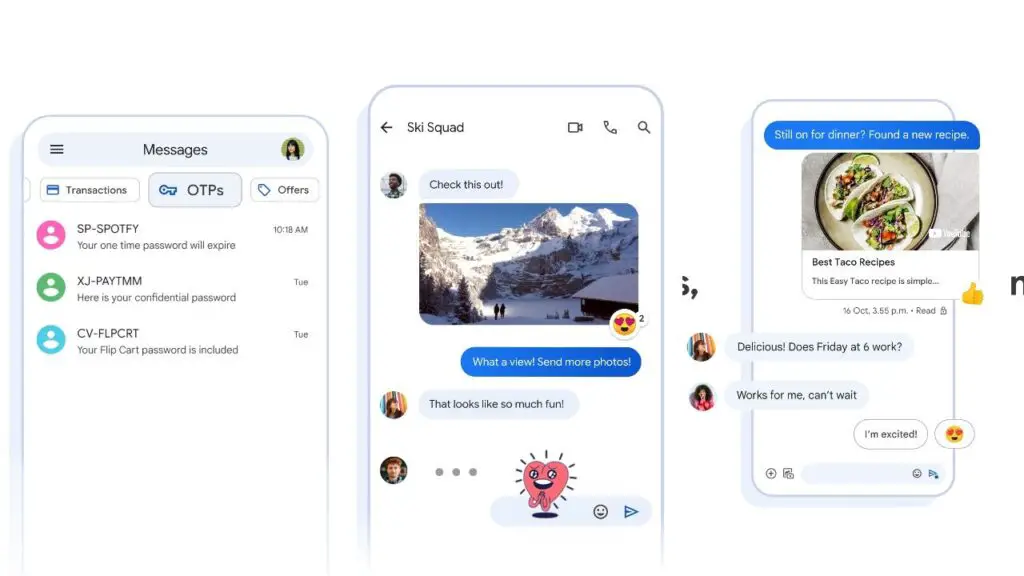 Google Messages is rolling out reactions for SMS compatible with Apple iMessage