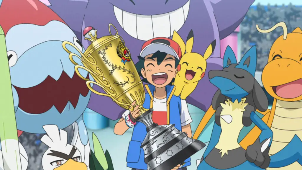 Ash Ketchum es oficialmente el mejor entrenador Pokémon del mundo, bendiciones