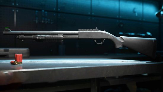 Nejlepší výzbroj pro Warzone 2 Bryson 800: Boční pohled na tuto brokovnici v nabídce Gunsmith