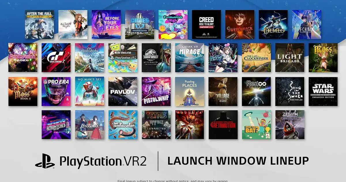 13 jeux supplémentaires arrivent sur PlayStation VR2 dans la fenêtre de lancement