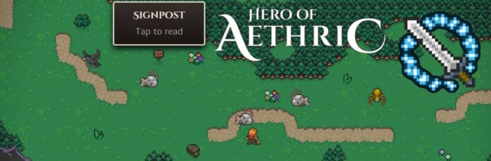 Les développeurs d'Orna travaillent sur Hero of Aethric, un MMO mobile pixel art en monde ouvert