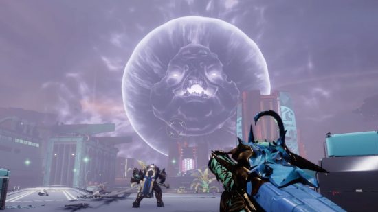 Guía de misiones de Destiny 2 Medidas desesperadas: Calus aparece en un portal de otro mundo.