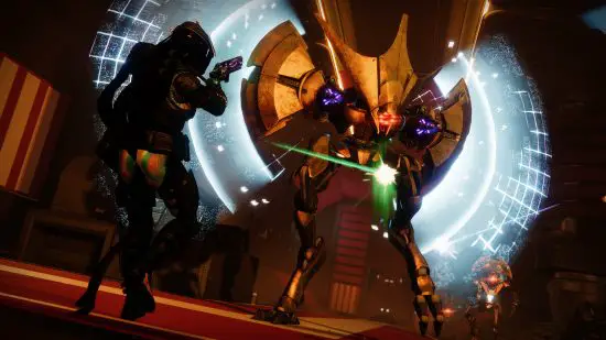 Guía de misiones de Destiny 2 From Zero: cómo completar: Un guardián se enfrenta a un Vex Wyvern en Neomuna.