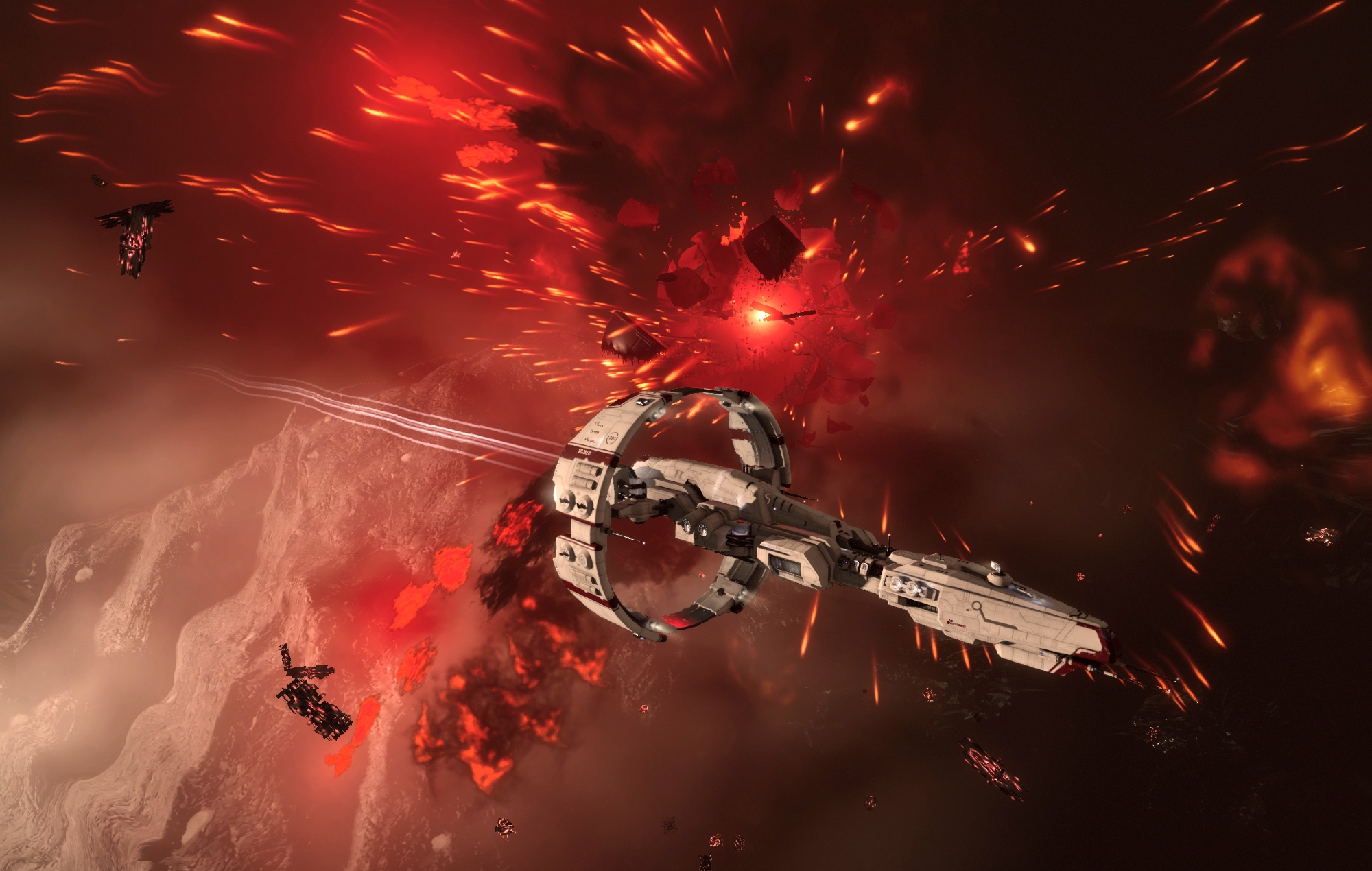 'Eve Online' se sienta en un "barril de pólvora" de guerra total