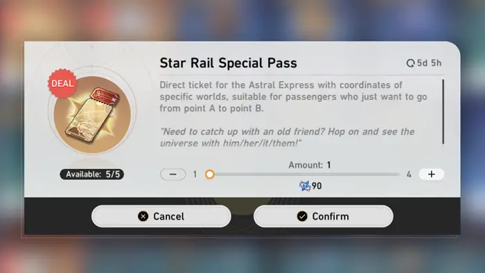 Comment obtenir un pass spécial Star Rail à Honkai : Star Rail