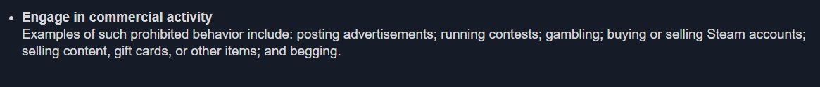 CSGO skinové hraní pod tlakem, protože Valve zpřísňuje pravidla Steamu: Výňatek z nových pokynů Valve pro Steam pojednávající o hře