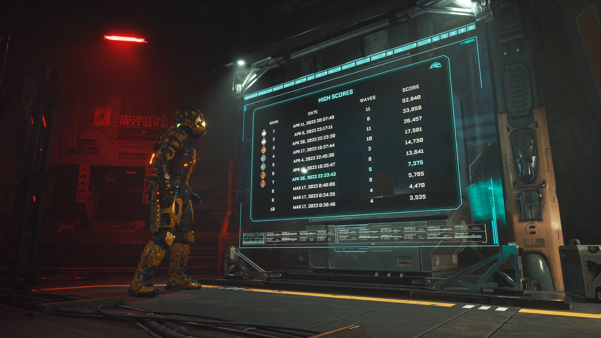 Schermata del DLC Callisto Protocol Riot