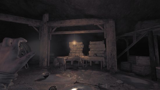 Méfiez-vous du rat lors de la recherche de la poignée du détonateur dans Amnesia the Bunker