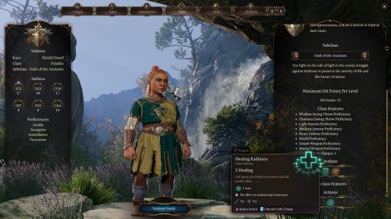 Baldur's Gate 3 Paladin-Build: Nutzen Sie den Charaktererstellungsbildschirm, um das Beste aus Ihrem Paladin herauszuholen