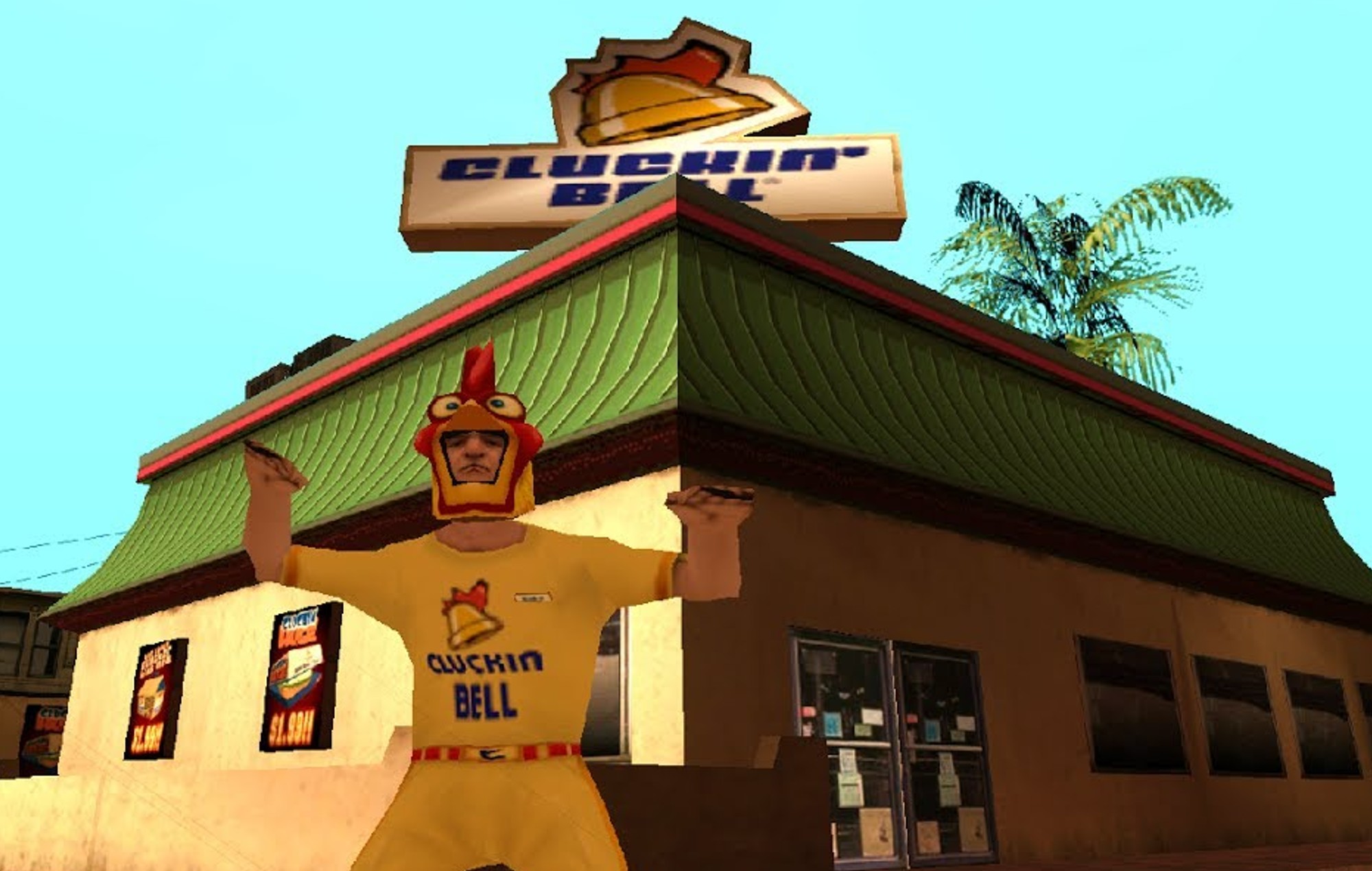 Le restaurant 'Grand Theft Auto' Cluckin' Bell a émis un cesser et s'abstenir