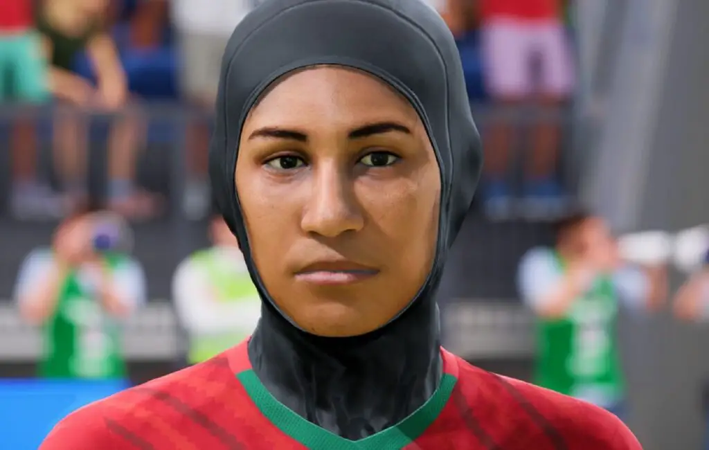 'FIFA 23' aggiorna la modella marocchina Nouhaila Benzina con il suo hijab