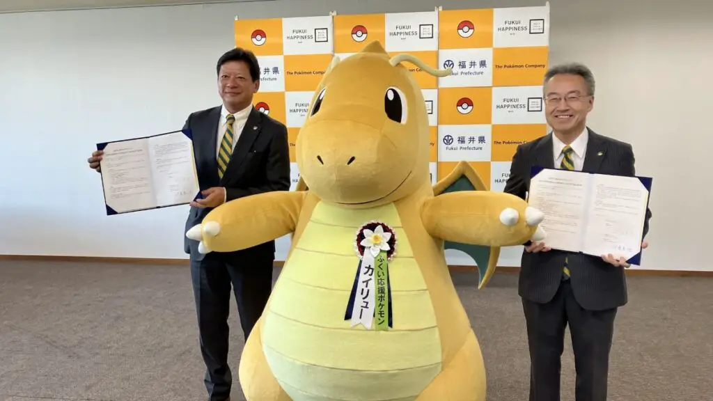 Dragonite wird Botschafter-Pokémon der Präfektur Fukui