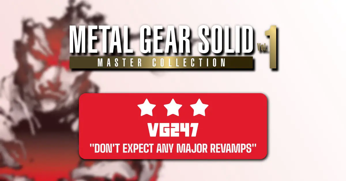 Revue de Metal Gear Solid Master Collection (Vol 1) : Une collection douce de jeux solides