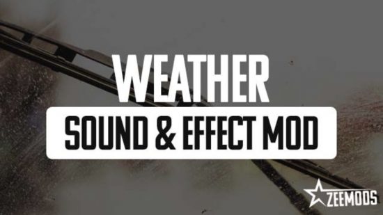 L'image promo du mod météo et effets dans ATS