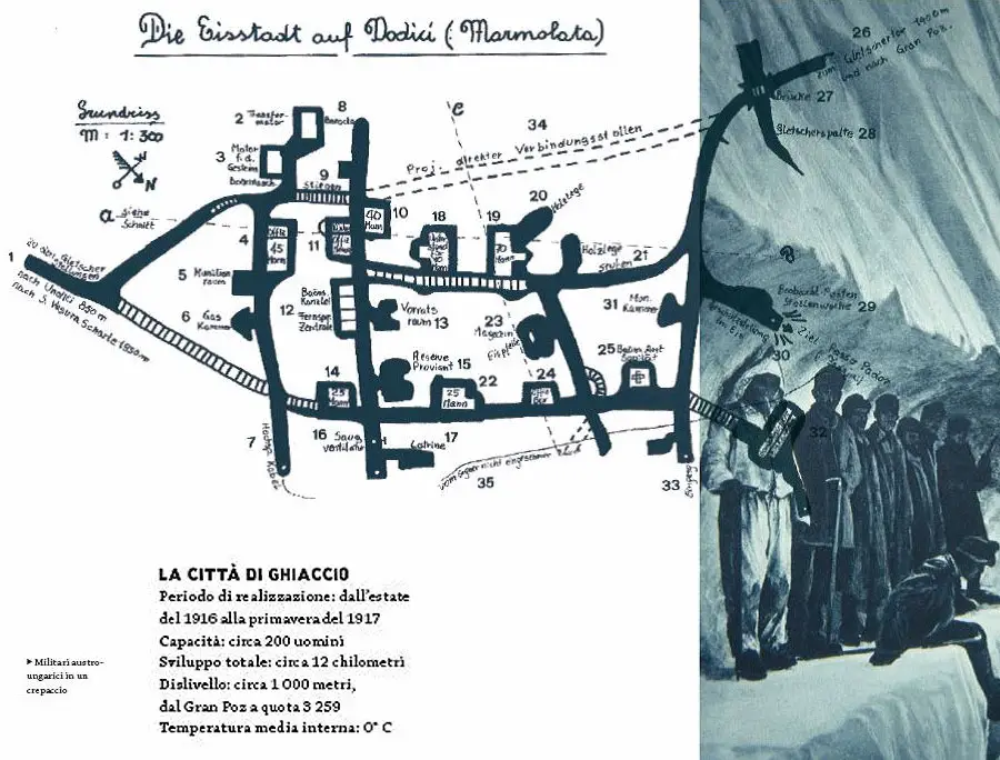 Mapa histórico de Isonzo