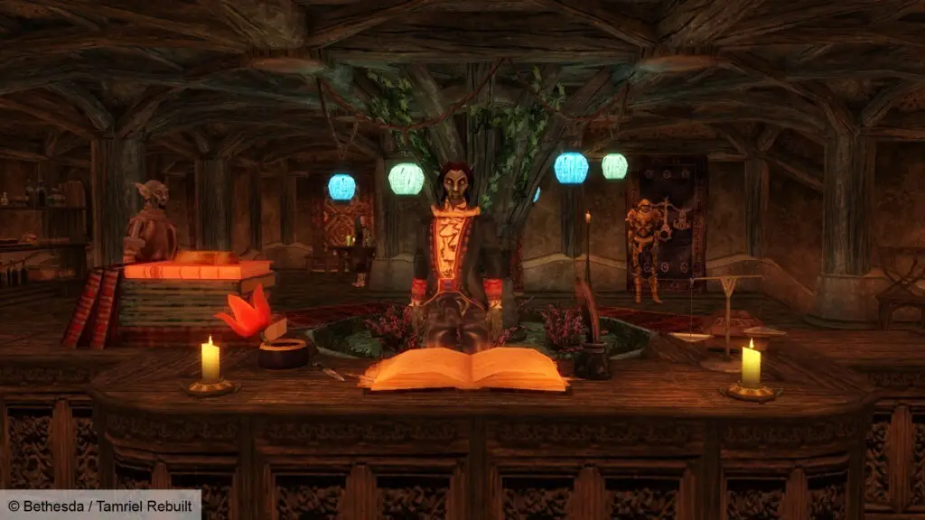 Este enorme mod de Morrowind comparte su brillante arte detrás de escena