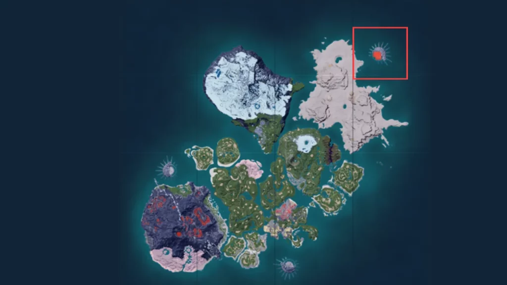 Ubicación del mapa de Shadowbeak