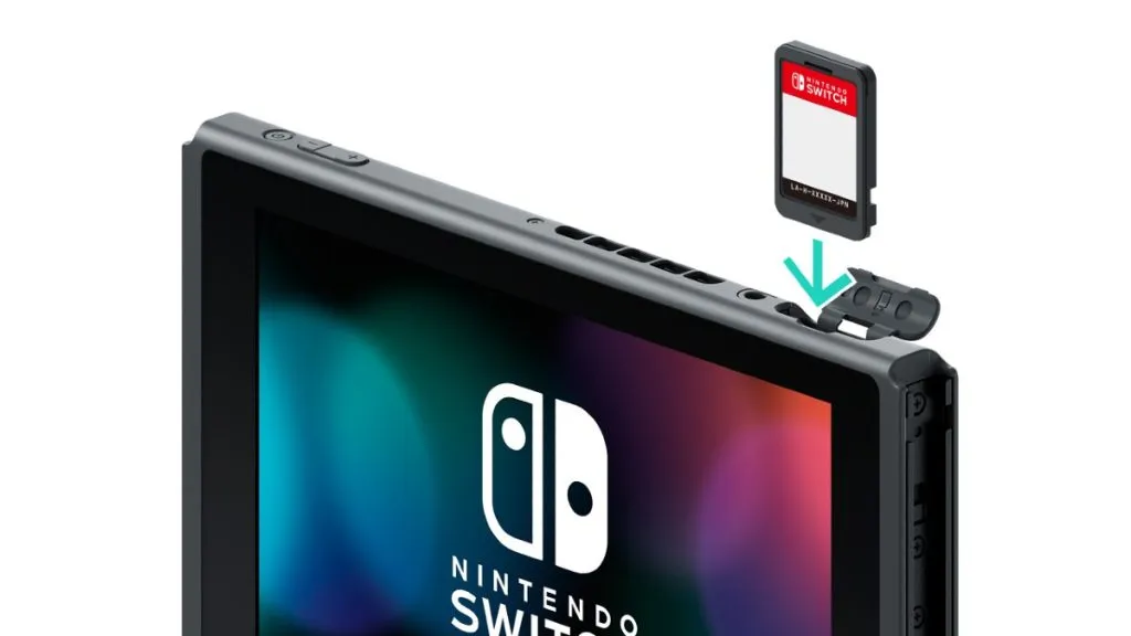 Cartucho de inserción de Nintendo Switch