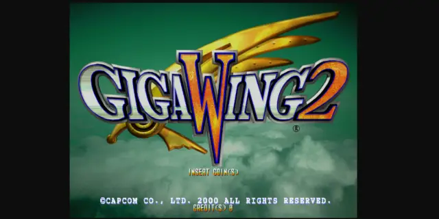 Titulní obrazovka Giga Wing 2